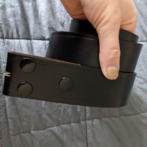 Black Leather Duty Belt